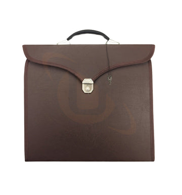 Masonic Regalia MM/WM Apron Case  (Brown HRD) - kitchcutlery
 - 1